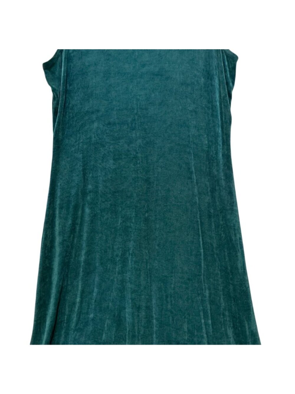 Vtg Coldwater Creek Slinky Travel Knit Maxi Dress PL Green Stretch Minimalist - Picture 9 of 11
